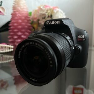 Canon EOS Rebel T7 Digital Camera with 18-55 mm and 75-300 lens